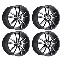 2005 - 2018 Mustang Carroll Shelby Wheel Company CS-2 Satin Black Machined Face Staggered 20" x 9" & 20" x 11"