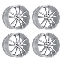 2005 - 2018 Mustang Carroll Shelby Wheel Company CS-2 Gloss Silver Staggered 20" x 9" & 20" x 11"