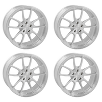 2015+ GT350/GT350R Carroll Shelby CS21 19 X 10.5" Wheel Set (5 X 114.3 - 30mm Offset) Brushed Clear