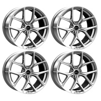 2005 - 2020 Mustang Carroll Shelby Wheel Company CS-3 Staggered 20" x 9.5" & 20" x 11" - Chrome Powder