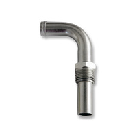 1970 Mustang 428 Heater Hose Elbow, Silver Zinc