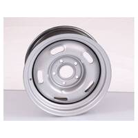Ford 5 Slot Steel Wheel 14" x 6" Argent Silver