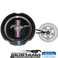 1970 - 1973 Mustang Simulated Hub Cap Emblem