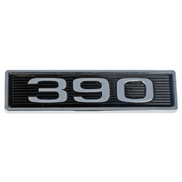 1969 Mustang "390" Hood Scoop Emblem - Plastic Stick On