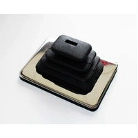1970 Mustang Shift Boot & Retainer Bezel for 3 & 4 Speed Manual - Hurst
