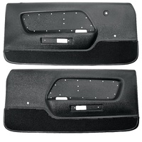 1970 Mustang Deluxe Door Panels (Black)