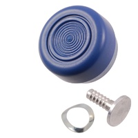 1968 - 1972 Mustang Window Crank Knob & Pin - Ford Tooling (Blue)