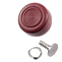 1968 - 1972 Mustang Window Crank Knob & Pin - Ford Tooling (Dark Red)