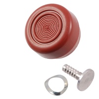1968 - 1972 Mustang Window Crank Knob & Pin - Ford Tooling (Red - Vermillion)