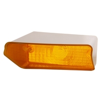 1971 Torino Fairlane Ranchero Park Light Lens - Left - Amber