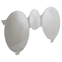 1971 - 1973 Mustang Instrument Panel Lens - WITHOUT Tach