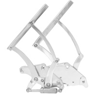 1971 - 1973 Mustang Billet Bonnet Hinges Polished Alloy