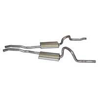 1971 - 1973 Mustang Exhaust (Mach1 dual exhaust sys 2.25 - Requires Mach 1 Tips)