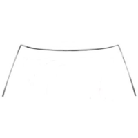 1971 - 1973 Mustang Fastback 3 piece Windshield Molding Set