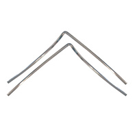 1971 - 1973 Mustang Coupe Windshild Moulding (2 Piece)