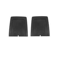 1971 Mustang Seat Back Panels Standard/Deluxe (Black) - Pair