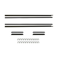 1971 - 1973 Mustang Convertible Window Channel Strip Set - Authentic