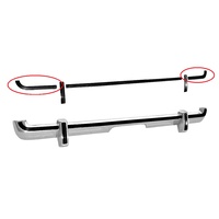 1973 Mustang Rear Bumper Outer Rubber Strips - Pair