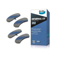 Bendix General CT Front Disc Brake Pads. Holden HQ HJ HX HZ - PBR