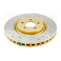 Front 4000 Series XS Gold Brake Rotor for 2007+ Ford Mustang- Pair