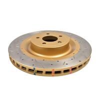 Front 4000 Series XS Gold Brake Rotor for 2015+ Ford Mustang GT- Pair
