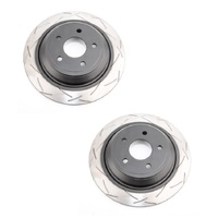 Rear 4000 Series T3 Brake Rotor for 2016+ Ford Focus RS LZ AWD- Pair