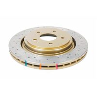 Rear 4000 Series XS Gold Brake Rotor for 2005+ Chevrolet Corvette C6 305mm- Pair