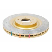 Front 4000 Series XS Gold Brake Rotor for 2005+ Chevrolet Corvette C6- Pair