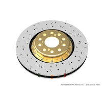 Front 5000 Series XS Gold Brake Rotor for 2005+ Chevrolet Corvette C6 Z06 - Pair