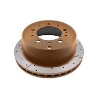 Rear Street Series XGold Brake Rotor for 1998-06 Toyota Landcruiser 100 Series