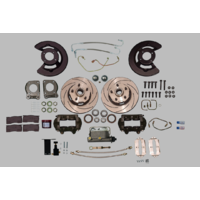 1967 - 1969 Mustang Front Non Power Disc Brake Conversion Kit V8 Slotted COMPLETE