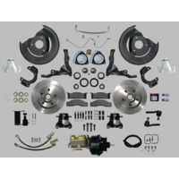 1964 - 1966 Mustang Front Power Disc Brake Conversion Kit V8 COMPLETE - Auto Trans