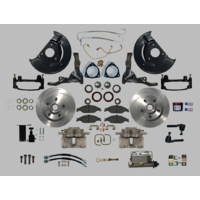 1967 - 1969 Mustang Front Non Power SN95 Twin Piston Disc Brake Conversion Kit V8 Slotted COMPLETE