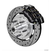 1964 - 1969 Mustang Wilwood Front Disc Brake Conversion w/ Drilled & Slotted Rotors - ADR Compliant