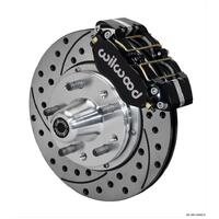 1964 - 1969 Mustang Wilwood Front Disc Brake Conversion w/ Drilled & Slotted Rotors - ADR Compliant