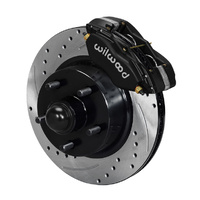 1964 - 1969 Mustang Wilwood Front Disc Brake Conversion w/ Drilled & Slotted Rotors - Non ADR Compliant