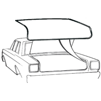 1965 - 1972 Torino Trunk Weatherstrip 15'