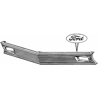 1970 Mustang Grille with Sport Lamps