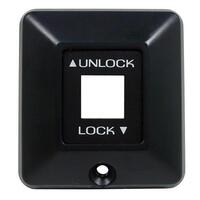 82-86 Mustang Switch Cover Plate - Lock