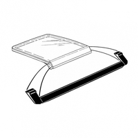 81-88 T-Top to Panel Door Window Weather Strip - Right