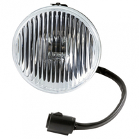 1987-93 Fog Light Assembly with Bulb - Clear ribbed Glass