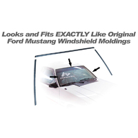 79-93 Mustang Windshield Molding Set