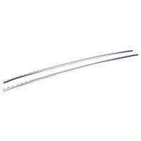 87-93 Door arm rest chrome trim strips