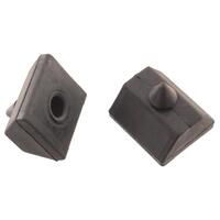 1990 - 1993 Mustang Hatch Door Bumpers (from 11/28/89)