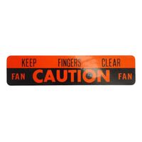 1961-1966 Ford Thunderbird Fan Shroud Caution Decal