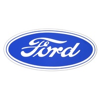 Ford Oval Decal With Clear Background 17"