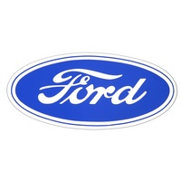 Ford Oval Decal With Clear Background 17" 