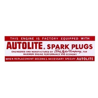 Air Cleaner Decal (Autolite 8 Cylinder)
