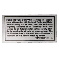 Safety Act Decal