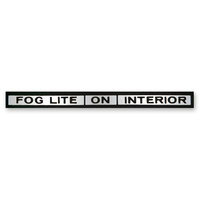 Shelby Fog/Interior Console Decal